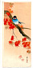 Sozan Ito born 1884 - Blue bird on maple tree - artelino Art Auctions. Sozan Ito born 1884 - Blue bird on maple tree
