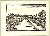 Unichi Hiratsuka 1895-1997 - Landscape around Ushikunuma - artelino Art Auctions. Unichi Hiratsuka 1895-1997 - Landscape around Ushikunuma