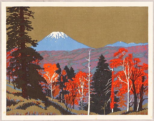 Yasushi Omoto born 1926 - Ezo Fuji - Twenty-one Views of Hokkaido - artelino Art Auctions. Yasushi Omoto born 1926 - Ezo Fuji - Twenty-one Views of Hokkaido