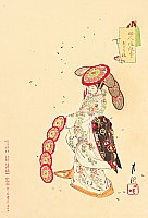 Gekko Ogata 1859-1920 - Spring Dance - Customs and Manners of Women - artelino Art Auctions. Gekko Ogata 1859-1920 - Spring Dance - Customs and Manners of Women