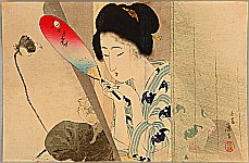 Eisen Tomioka 1864-1905 - Thinking - artelino Art Auctions. Eisen Tomioka 1864-1905 - Thinking
