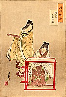 Gekko Ogata 1859-1920 - Two Bijins - Gekko Zuihitsu - artelino Art Auctions. Gekko Ogata 1859-1920 - Two Bijins - Gekko Zuihitsu