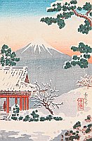 Koitsu Tsuchiya 1870-1949 - Nagao Pass - artelino Art Auctions. Koitsu Tsuchiya 1870-1949 - Nagao Pass