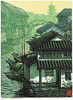 Liu Suying born 1957 - New Green of Water Village
