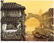 Liu Suying born 1957 - Village of Bridges