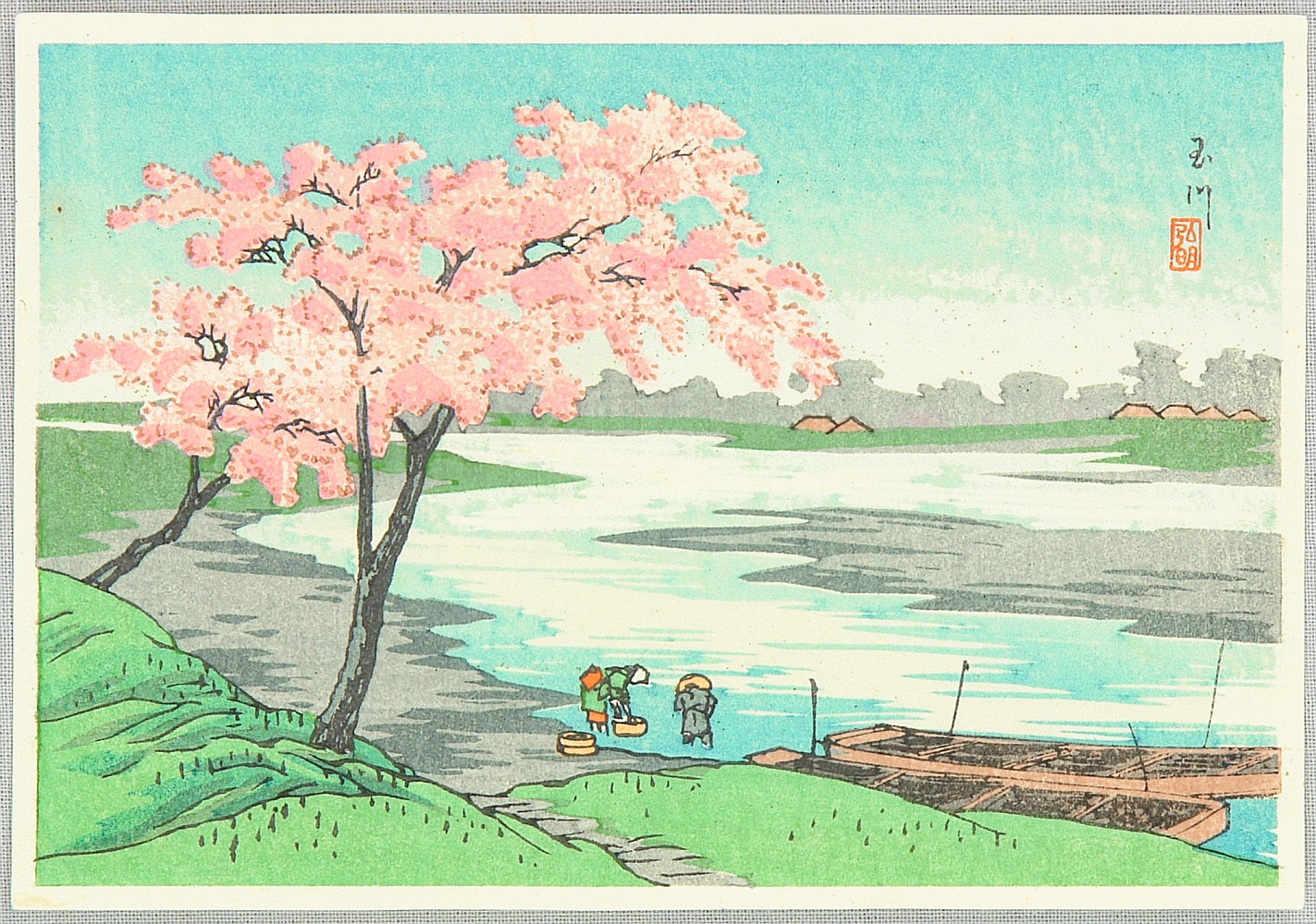 famous japanese art cherry blossoms