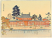 Hiromitsu Nakazawa 1874-1964 - Byodoin - Nihon Taikan - artelino Art Auctions. Hiromitsu Nakazawa 1874-1964 - Byodoin - Nihon Taikan