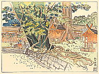Hiromitsu Nakazawa 1874-1964 - Kasuga Shrine - Nihon Taikan - artelino Art Auctions. Hiromitsu Nakazawa 1874-1964 - Kasuga Shrine - Nihon Taikan