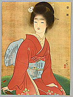 Shoen Uemura 1875-1949 - Beauty in Spring - artelino Art Auctions. Shoen Uemura 1875-1949 - Beauty in Spring