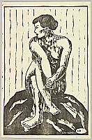 Unichi Hiratsuka 1895-1997 - Nude - artelino Art Auctions. Unichi Hiratsuka 1895-1997 - Nude