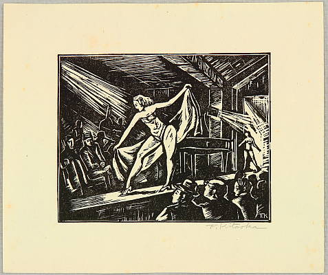 Fumio Kitaoka 1918-2007 - Night Club - Face of Tokyo