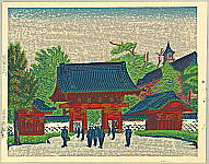 Masao Maeda 1904-1974 - Red Gate - artelino Art Auctions. Masao Maeda 1904-1974 - Red Gate