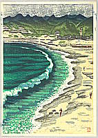 Masao Maeda 1904-1974 - Beach Front - artelino Art Auctions. Masao Maeda 1904-1974 - Beach Front
