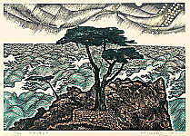 Hiroshi Tomihari born 1936 - The Noble Being in the Rough Tides - artelino Art Auctions. Hiroshi Tomihari born 1936 - The Noble Being in the Rough Tides