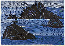 Haruhiko Sodegaki fl.ca. 1990s - Cormorants in Ira Lake. - artelino Art Auctions. Haruhiko Sodegaki fl.ca. 1990s - Cormorants in Ira Lake.