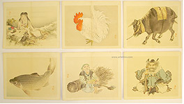 Bairei Kono 1844-1895 - Bairei's Pictures - artelino Art Auctions. Bairei Kono 1844-1895 - Bairei's Pictures