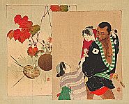 Eisen Tomioka 1864-1905 - Mushroom Hunting - artelino Art Auctions. Eisen Tomioka 1864-1905 - Mushroom Hunting