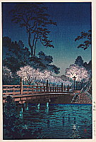 Koitsu Tsuchiya 1870-1949 - Benkei Bridge - artelino Art Auctions. Koitsu Tsuchiya 1870-1949 - Benkei Bridge