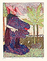 Yuji Hiratsuka born 1954 - Blue Dog - artelino Art Auctions. Yuji Hiratsuka born 1954 - Blue Dog