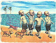 Zhou Lu born 1973 - Go For a Walk With Dog - artelino Art Auctions. Zhou Lu born 1973 - Go For a Walk With Dog