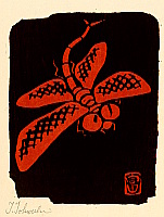 Tomikichiro Tokuriki 1902-1999 - Dragonfly - artelino Art Auctions. Tomikichiro Tokuriki 1902-1999 - Dragonfly