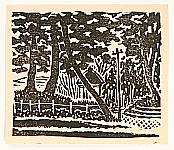 Yonejiro Sato born 1915 - Landscape - artelino Art Auctions. Yonejiro Sato born 1915 - Landscape