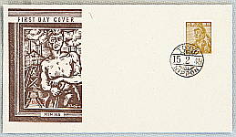 Shojiro Takeda fl.ca. 1940-50s - First Day Cover - Mining - artelino Art Auctions. Shojiro Takeda fl.ca. 1940-50s - First Day Cover - Mining