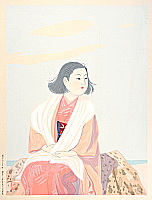 Gakuryo Nakamura 1890-1969 - Soft Breeze in the Spring - artelino Art Auctions. Gakuryo Nakamura 1890-1969 - Soft Breeze in the Spring