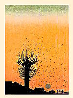 Hisui Sugiura 1876-1965 - Homing Birds - Collection of Creative Designs by Hisui - artelino Art Auctions. Hisui Sugiura 1876-1965 - Homing Birds - Collection of Creative Designs by Hisui