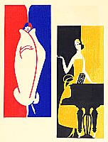 Hisui Sugiura 1876-1965 - Music Concert - Collection of Creative Designs by Hisui - artelino Art Auctions. Hisui Sugiura 1876-1965 - Music Concert - Collection of Creative Designs by Hisui