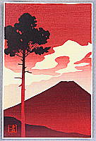 Yuichi Kikuchi active 1950s - Mt. Fuji and Clouds - artelino Art Auctions. Yuichi Kikuchi active 1950s - Mt. Fuji and Clouds
