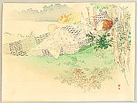 Hanko Kajita 1870-1917 - Mt.Karabitsu - artelino Art Auctions. Hanko Kajita 1870-1917 - Mt.Karabitsu