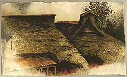 Brian Williams born 1950 - Rural Roofs - artelino Art Auctions. Brian Williams born 1950 - Rural Roofs