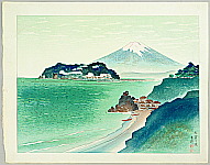 Kazue Yamagishi 1893- ca.1966 - Shichirigahama Beach - artelino Art Auctions. Kazue Yamagishi 1893- ca.1966 - Shichirigahama Beach