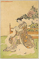 Harunobu Suzuki 1724-1770 - Elephant Girl - artelino Art Auctions. Harunobu Suzuki 1724-1770 - Elephant Girl