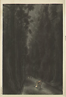 Eiichi Kotozuka 1906-1979 - Avenue of Cryptomeria in Nikko - artelino Art Auctions. Eiichi Kotozuka 1906-1979 - Avenue of Cryptomeria in Nikko