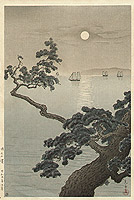 Koitsu Tsuchiya 1870-1949 - Akashi Beach - artelino Art Auctions. Koitsu Tsuchiya 1870-1949 - Akashi Beach