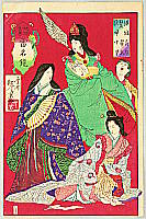 Toshimoto Suzuki fl.ca. 1880-90s - Three Famous Ladies - artelino Art Auctions. Toshimoto Suzuki fl.ca. 1880-90s - Three Famous Ladies