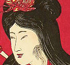 Toshimoto Suzuki fl.ca. 1880-90s - Three Famous Ladies - artelino Art Auctions. Toshimoto Suzuki fl.ca. 1880-90s - Three Famous Ladies