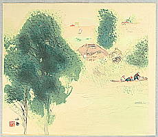 Seiho Takeuchi 1864-1942 - River Scene - artelino Art Auctions. Seiho Takeuchi 1864-1942 - River Scene