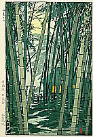 Shiro Kasamatsu 1898-1992 - Bamboo in Summer - artelino Art Auctions. Shiro Kasamatsu 1898-1992 - Bamboo in Summer