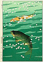 Shiro Kasamatsu 1898-1992 - Carp - artelino Art Auctions. Shiro Kasamatsu 1898-1992 - Carp