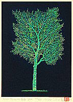 Tadashige Nishida born 1942 - One Tree (3) Pale Blue - artelino Art Auctions. Tadashige Nishida born 1942 - One Tree (3) Pale Blue