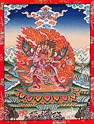 Take a look at For the Last Time: thangkas on artelino.com.