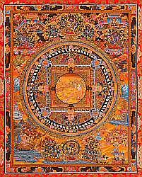 Tibetan Thangkas - Mayadevi Mandala