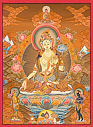 Tibetan Thangka - White Tara
