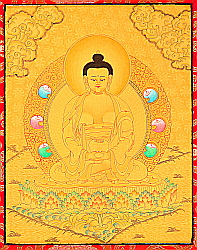 Tibetan Thangka - Amitabha