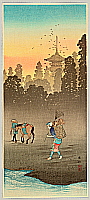 Hiroaki Takahashi 1871-1945 - Evening Bell - artelino Art Auctions. Hiroaki Takahashi 1871-1945 - Evening Bell