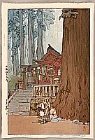 Hiroshi Yoshida 1876-1950 - Misty Day in Nikko - artelino Art Auctions. Hiroshi Yoshida 1876-1950 - Misty Day in Nikko