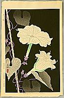 Shundei Nakamura 1904-1966 - Yuugao - Bottle Gourd - artelino Art Auctions. Shundei Nakamura 1904-1966 - Yuugao - Bottle Gourd